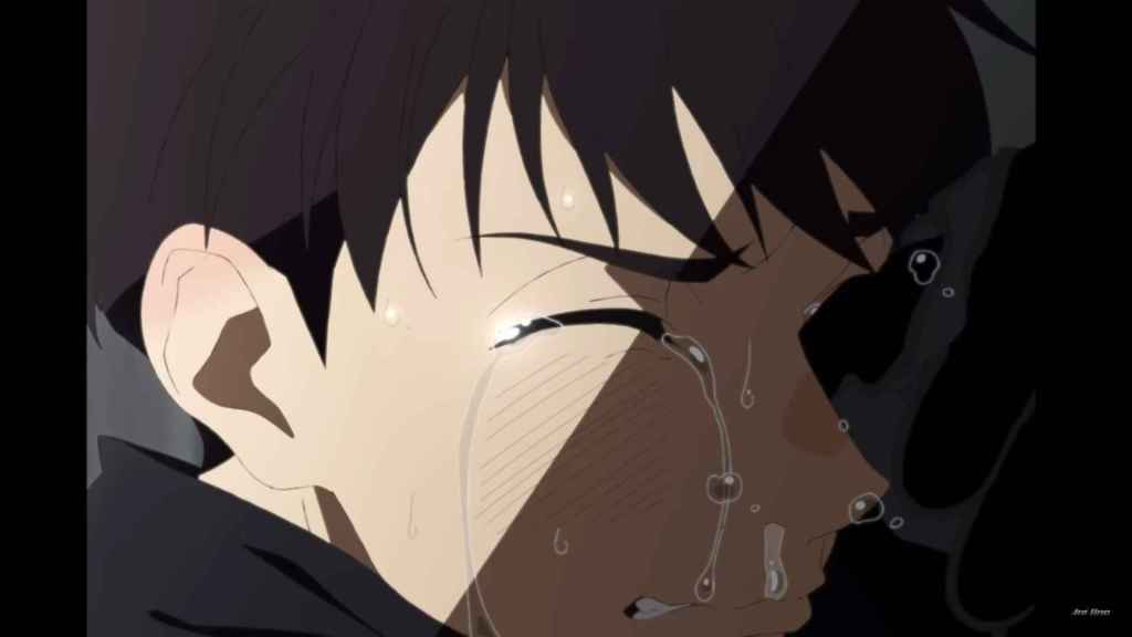 Haruka crying Overtake! episode 4 anime